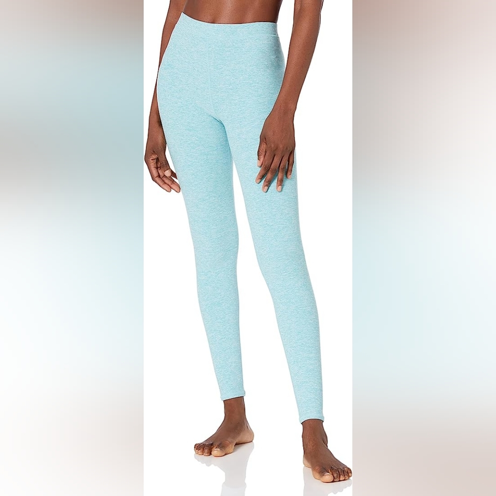 LIKE NEW! ALO Alosoft Yoga Flow Leggings XS - Blue Quartz Heather